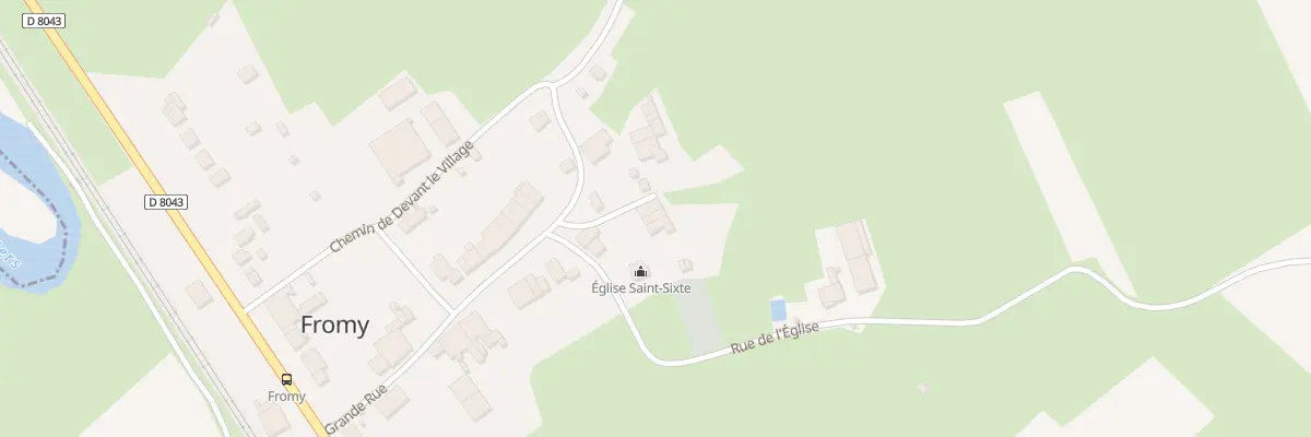 Plan du 3 Che des Saules à Fromy