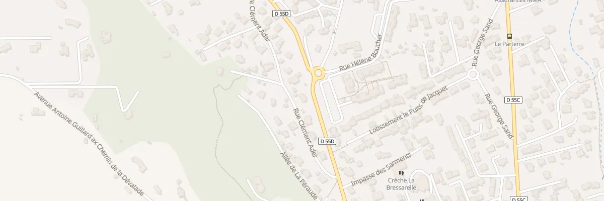 Plan du 5410 La Peraude à Velaux