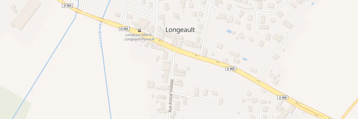 Plan du 1 Rue Amiral Violette à Longeault-Pluvault