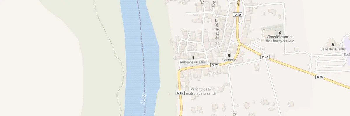 Plan du 94 Pl du Mail à Chazey-sur-Ain