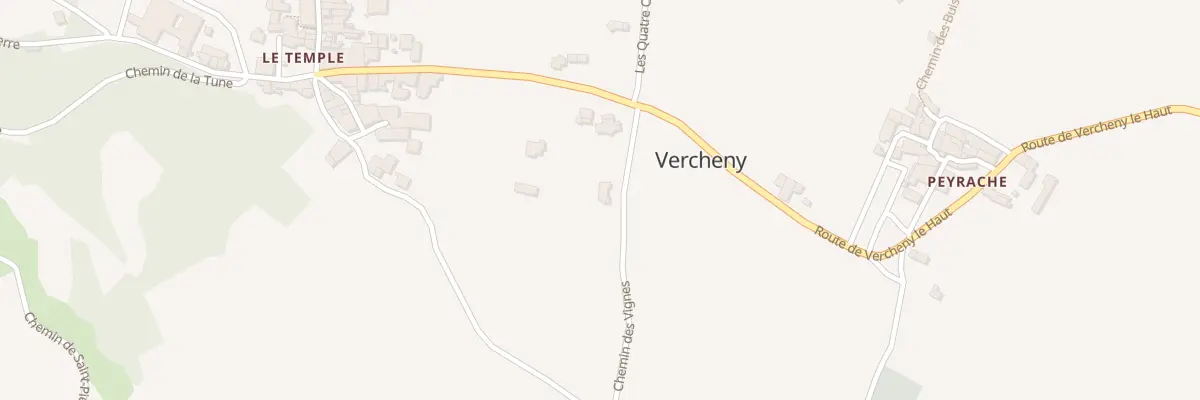 Plan du 5177 Le Temple à Vercheny