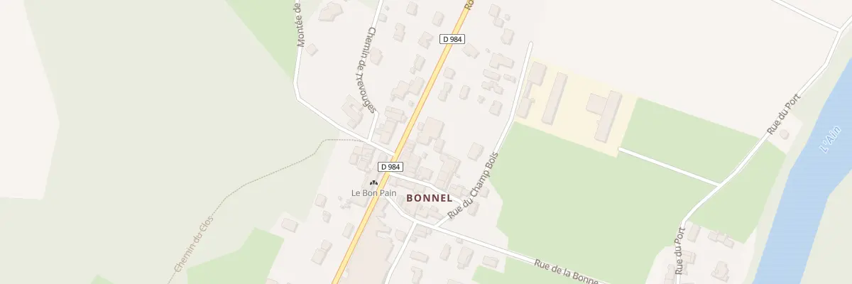 Plan du 631 Rte de Gévrieux à Châtillon-la-Palud