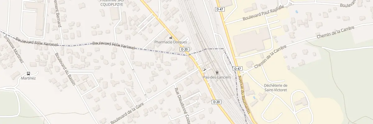 Plan du 1 Bd Felix de Kerimel à Marignane
