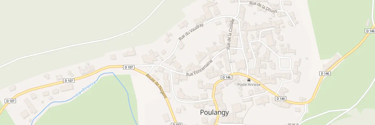 Plan du 17 Rue Foncemaine à Poulangy