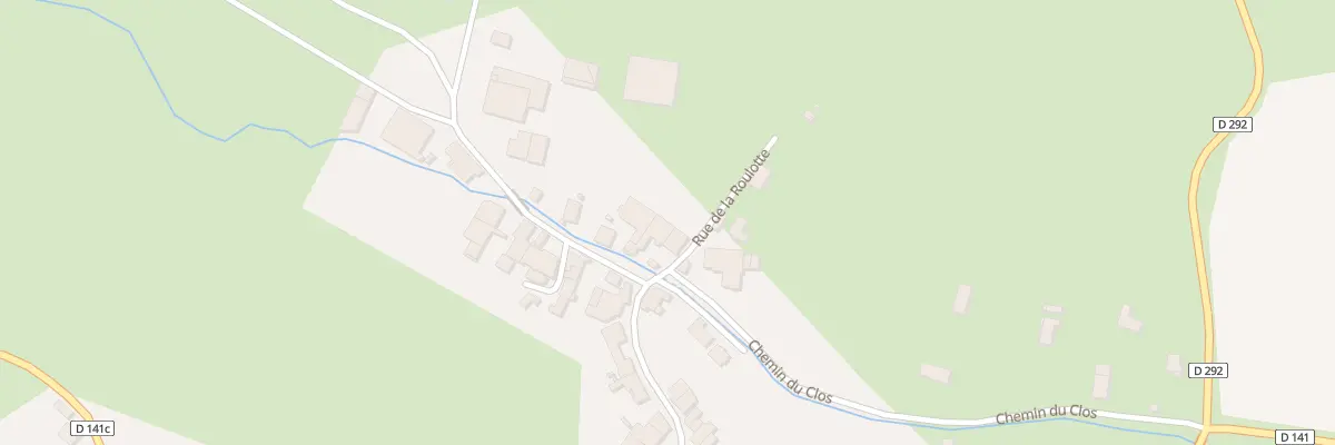 Plan du 1B Rue de la Roulotte à Baissey