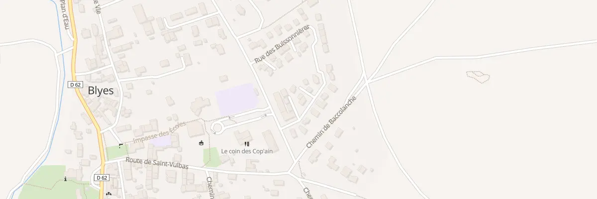 Plan du 245 Rue des Buissonnieres à Blyes