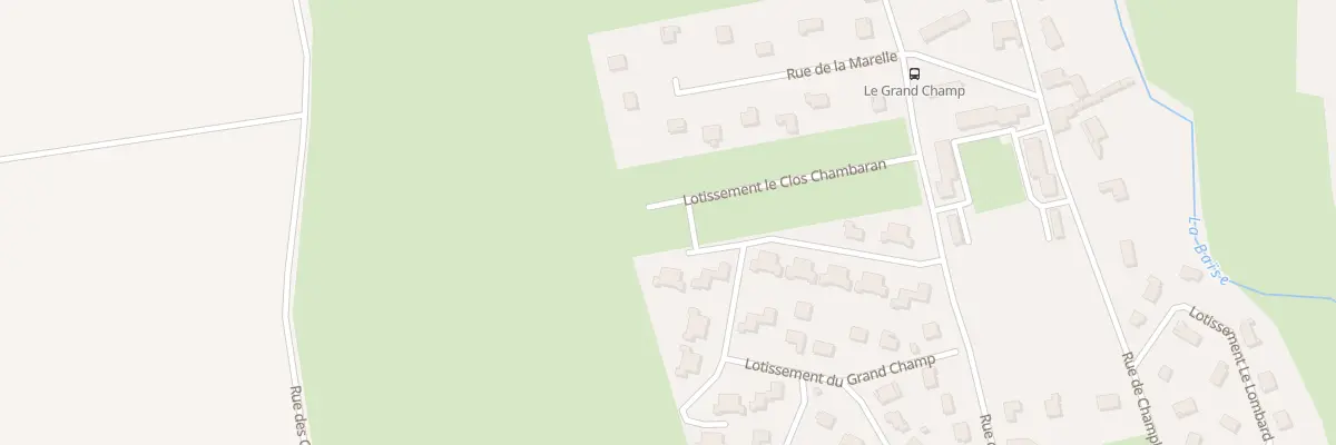 Plan du Grand Champ à Saint-Siméon-de-Bressieux