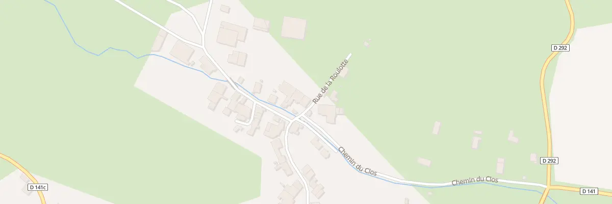 Plan du 1 Rue de la Roulotte à Baissey