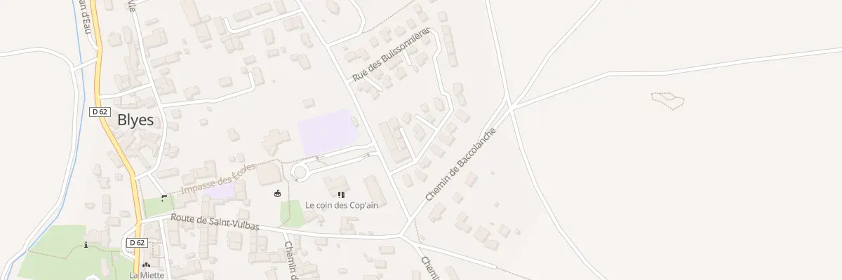 Plan du 247 Rue des Buissonnieres à Blyes