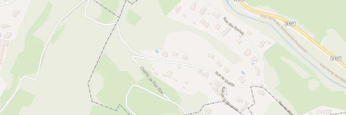Plan du 280 Rue du Diable à Dizimieu