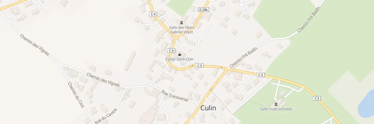 Plan du 5000 Le Village à Culin