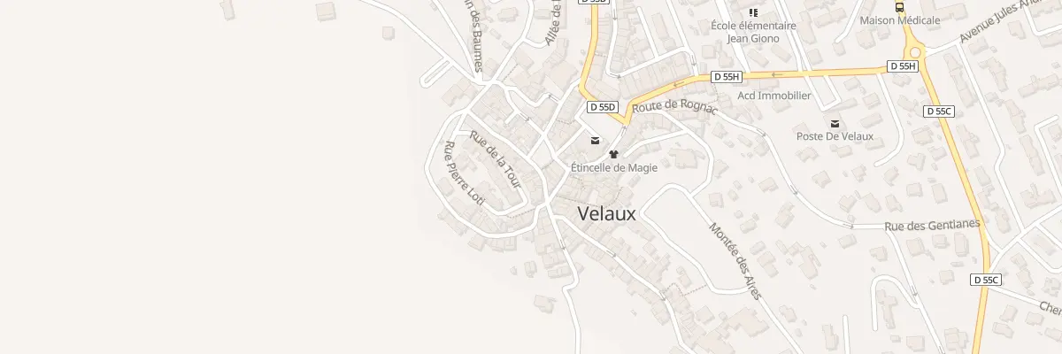 Plan du 8 Rue Frédéric Mistral à Velaux