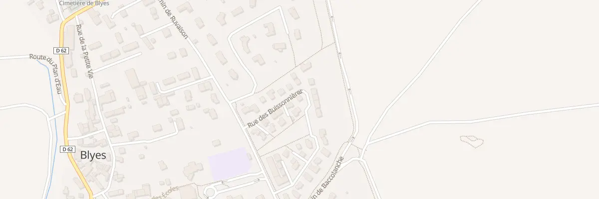 Plan du 106 Rue des Buissonnieres à Blyes