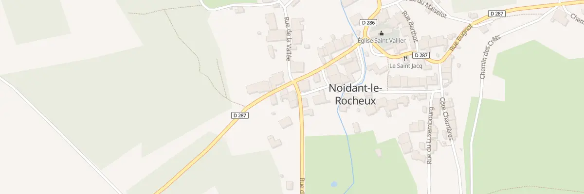 Plan du 2 Rue des Chenevieres à Noidant-le-Rocheux