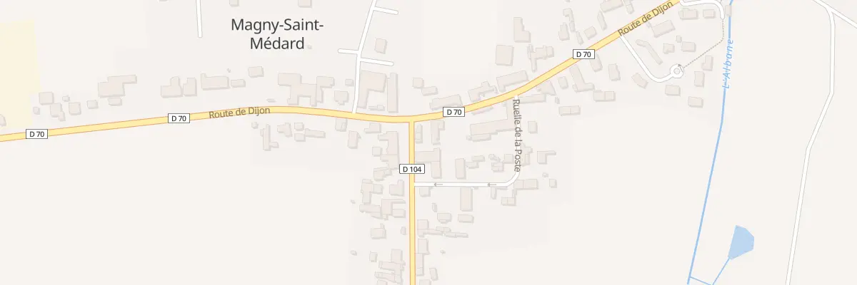 Plan du 12 Rte de Dijon à Magny-Saint-Médard