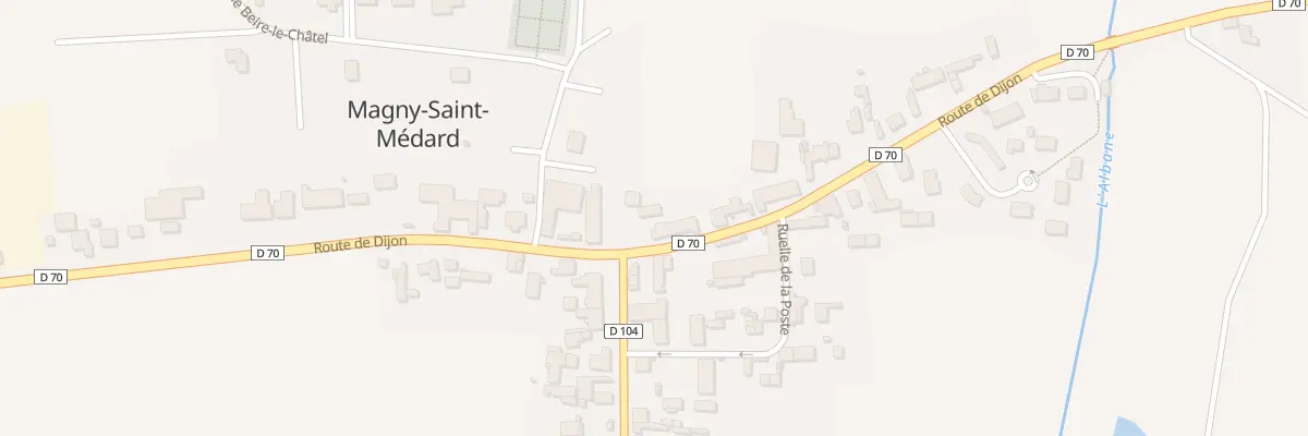 Plan du 31B Rte de Dijon à Magny-Saint-Médard