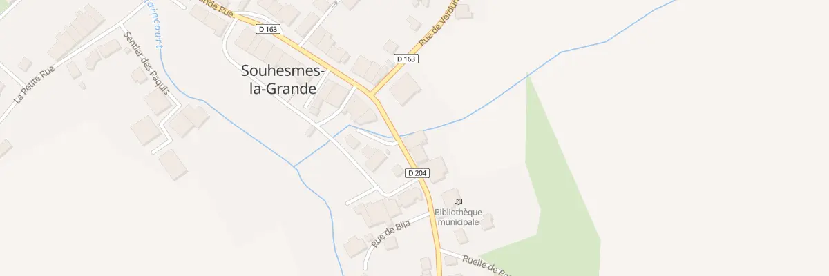 Plan du 21 Gr La Grande Rue aux Souhesmes-Rampont