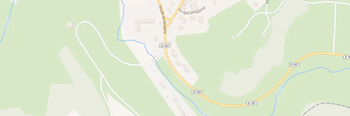 Plan du 12 Rte de Nogent à Poulangy