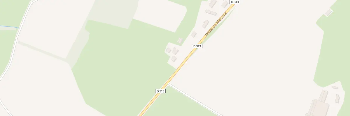 Plan du 876 Rte de Mervans à La Chaux