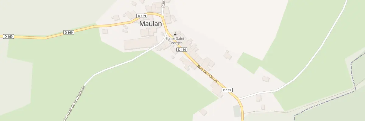 Plan du 10 Rue de l’Orme à Maulan