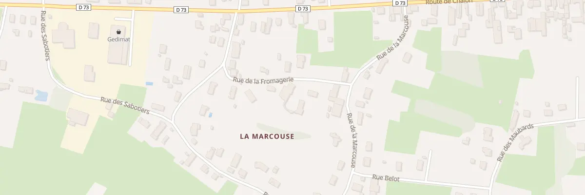 Plan du 3B Rue de la Fromagerie à Pierre-de-Bresse