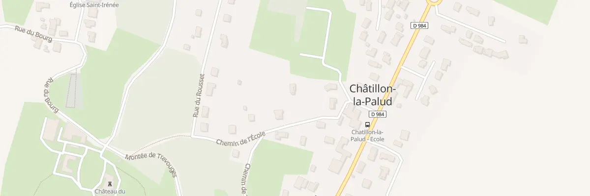 Plan du 140 Che de l’École à Châtillon-la-Palud