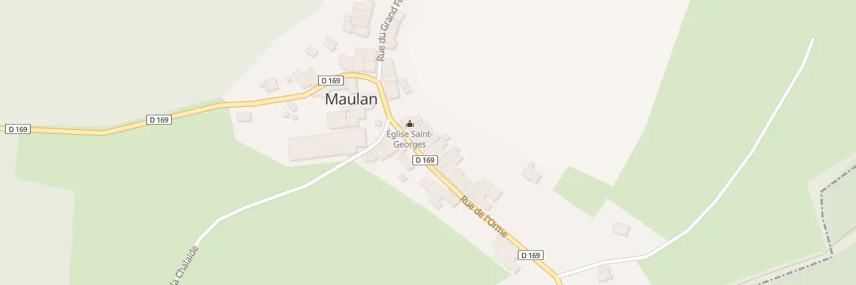 Plan du 3 Rue de l’Orme à Maulan