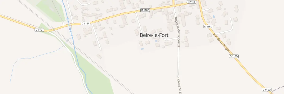 Plan du 4 Imp du Village à Beire-le-Fort