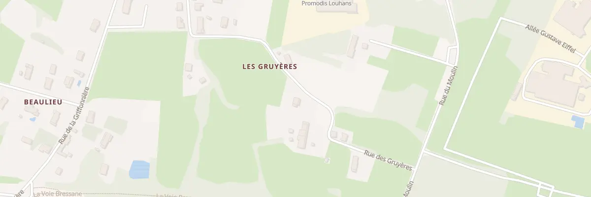 Plan du 344 Rue des Gruyères à Louhans-Châteaurenaud