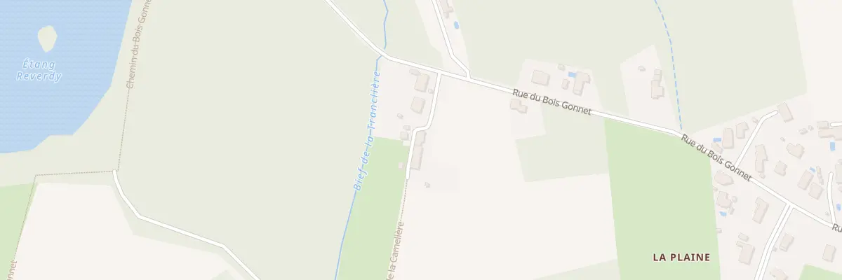Plan du 5008 La Plaine à La Tranclière