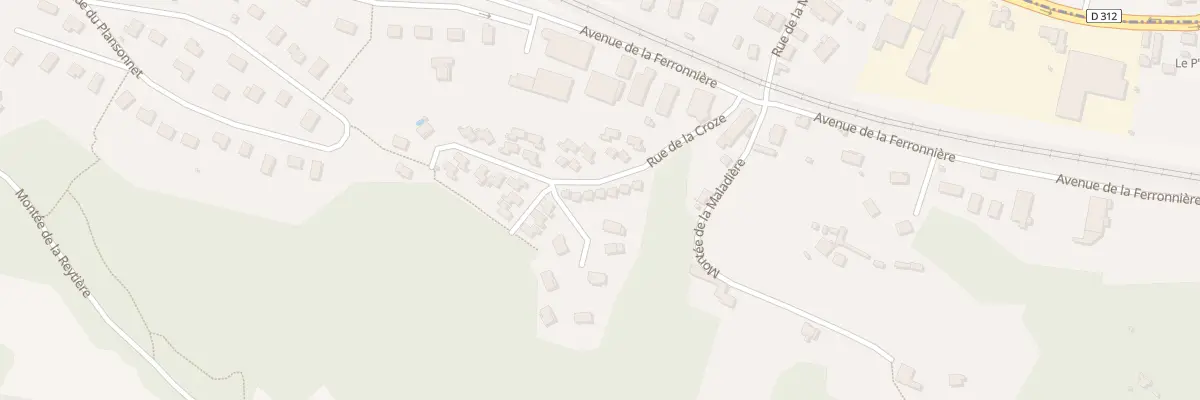Plan du 7 Rue de la Croze à Domarin