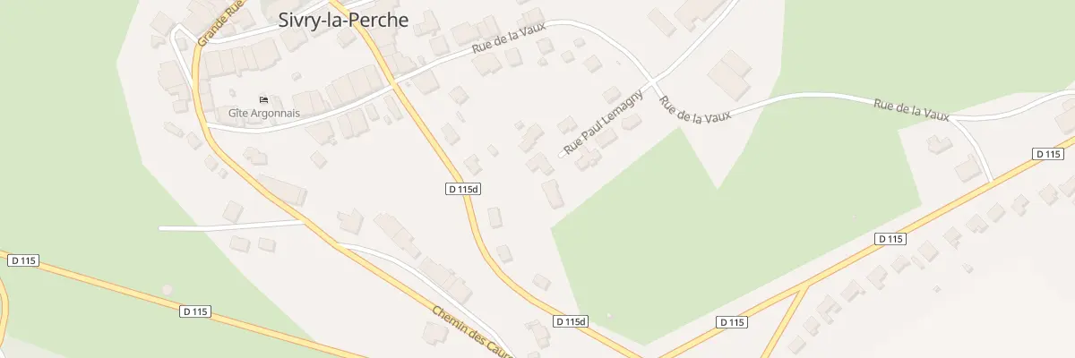 Plan du 10 Rue Paul Lemagny à Sivry-la-Perche