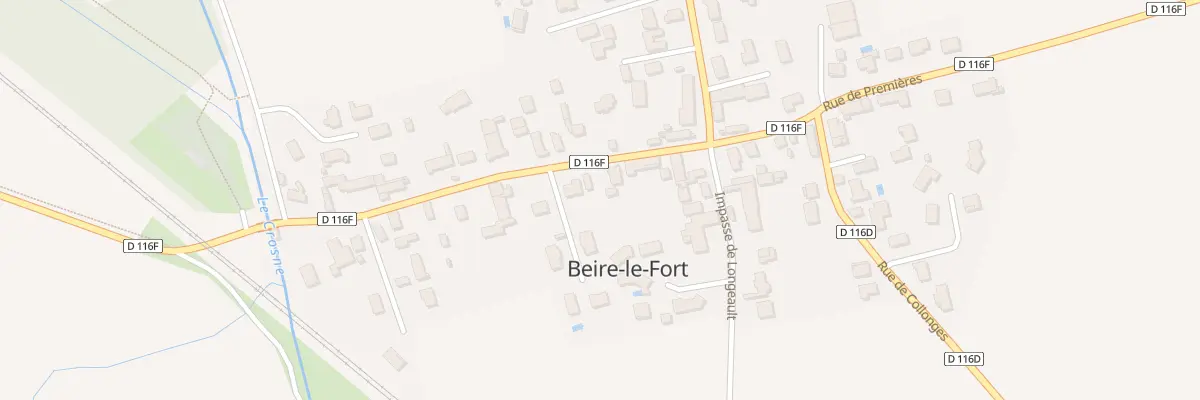 Plan du 26 Rue de la Rivière à Beire-le-Fort