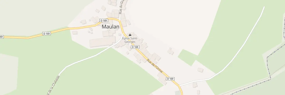 Plan du 9 Rue de l’Orme à Maulan