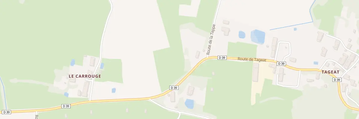 Plan du 1101 Rte de Tageat à Varennes-Saint-Sauveur