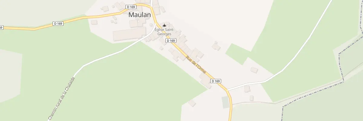Plan du 14 Rue de l’Orme à Maulan