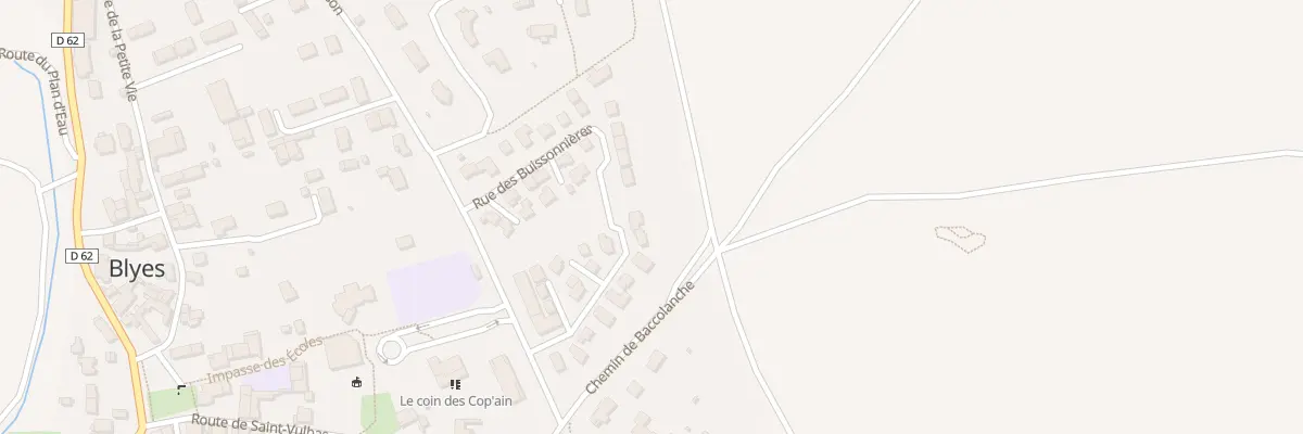 Plan du 217 Rue des Buissonnieres à Blyes