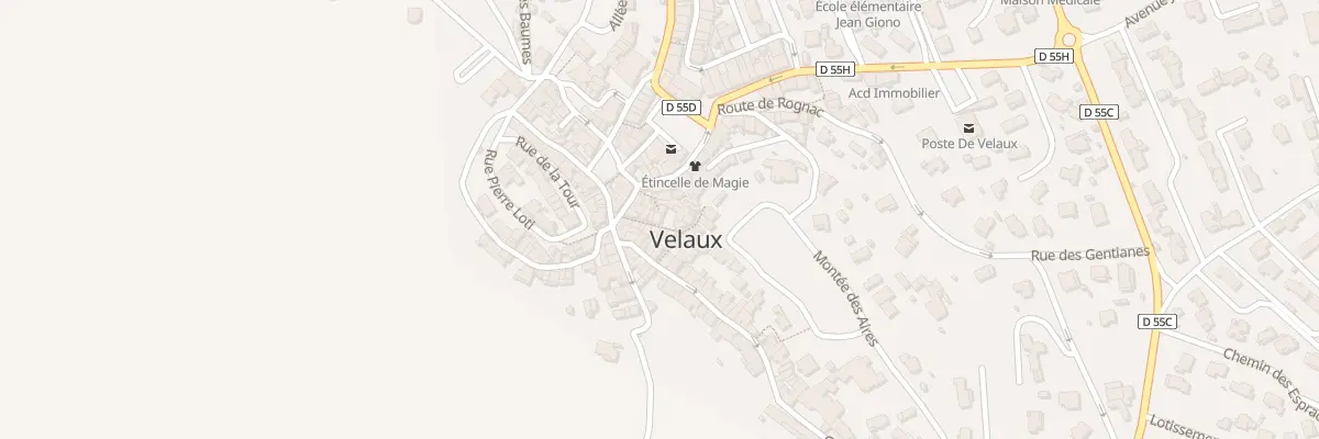 Plan du 6 Rue Berthelot à Velaux