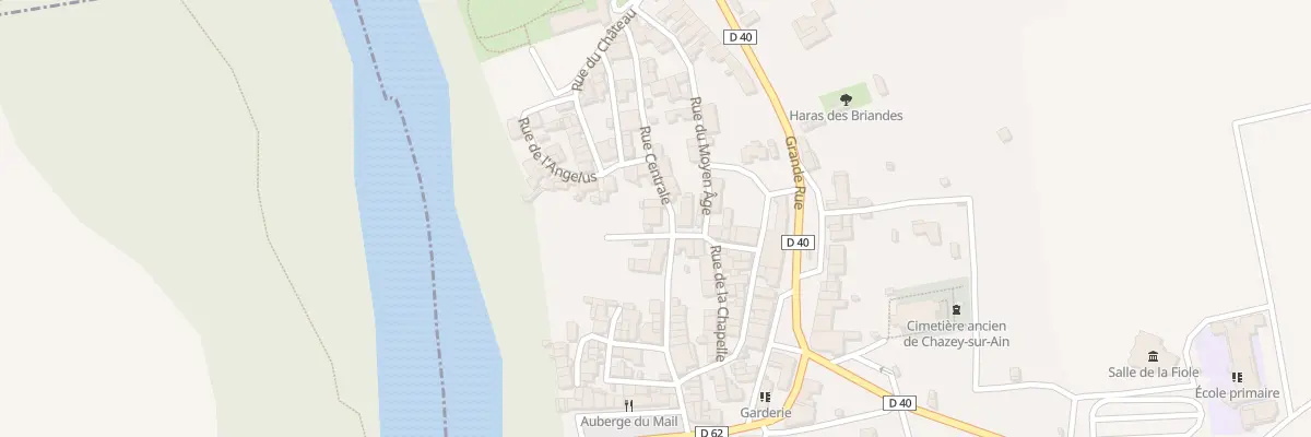 Plan du 22 Che de la Plage à Chazey-sur-Ain
