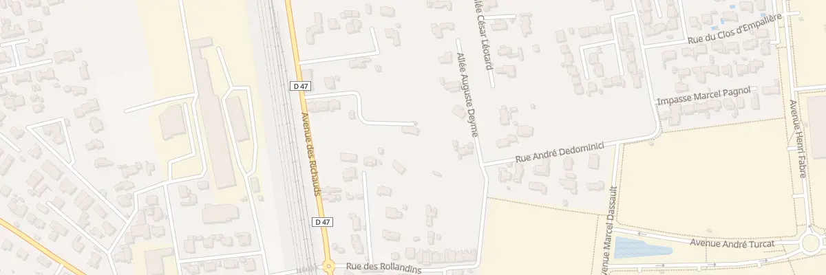 Plan du 106 All Odette Henry à Saint-Victoret