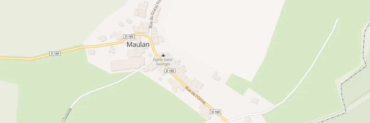 Plan du 7 Rue de l’Orme à Maulan