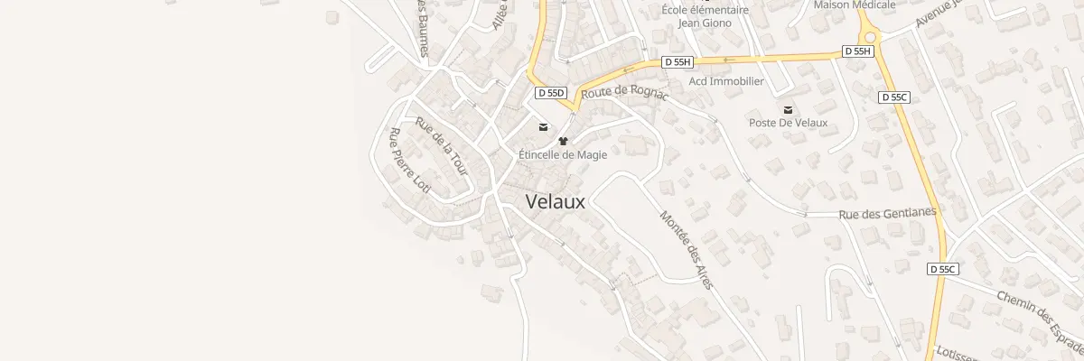 Plan du 8 Rue Berthelot à Velaux