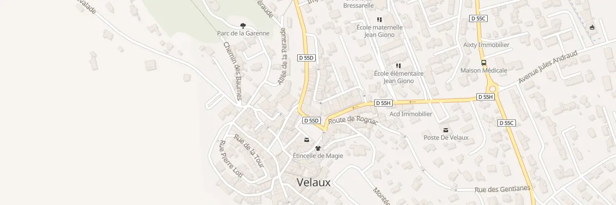 Plan du 3 Av de la Gare à Velaux