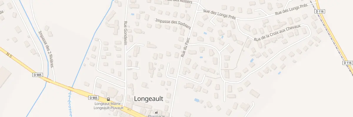 Plan du 4 Imp des Cerisiers à Longeault-Pluvault
