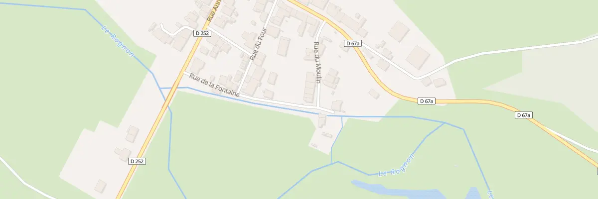 Plan du 20 Rue du Moulin à Roches-Bettaincourt