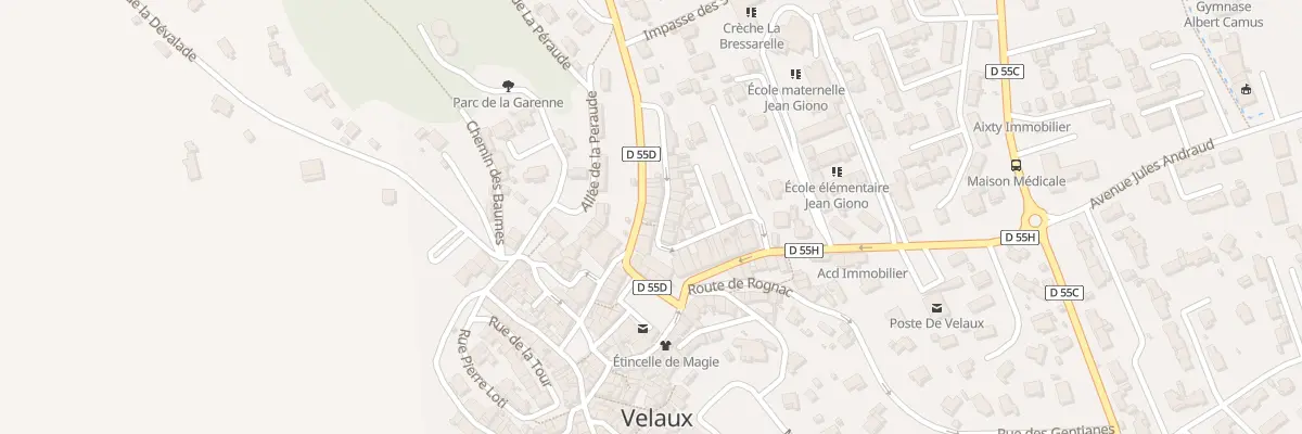 Plan du 9 Av de la Gare à Velaux