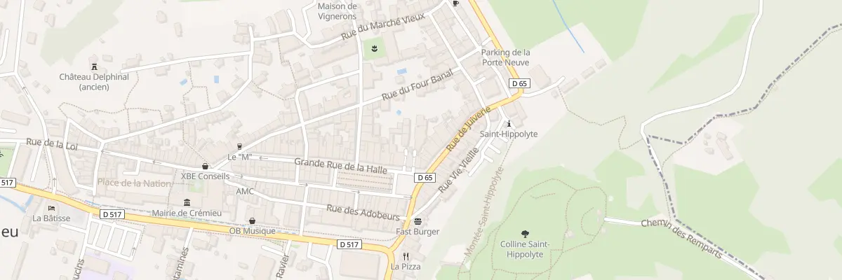 Plan du 4B Grande Rue de la Halle à Crémieu