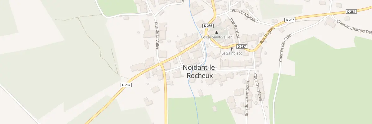 Plan du 3 Rue de la Fontaine Badin à Noidant-le-Rocheux