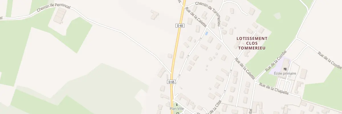 Plan du 1070 Rte de la Balme à Leyrieu