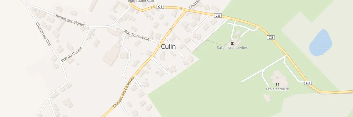 Plan du 87 Chem des Charmes à Culin